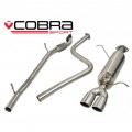 FD60 Cobra Sport Ford Fiesta Mk7 Zetec S 2008-13 Cat Back System (Flex Type)